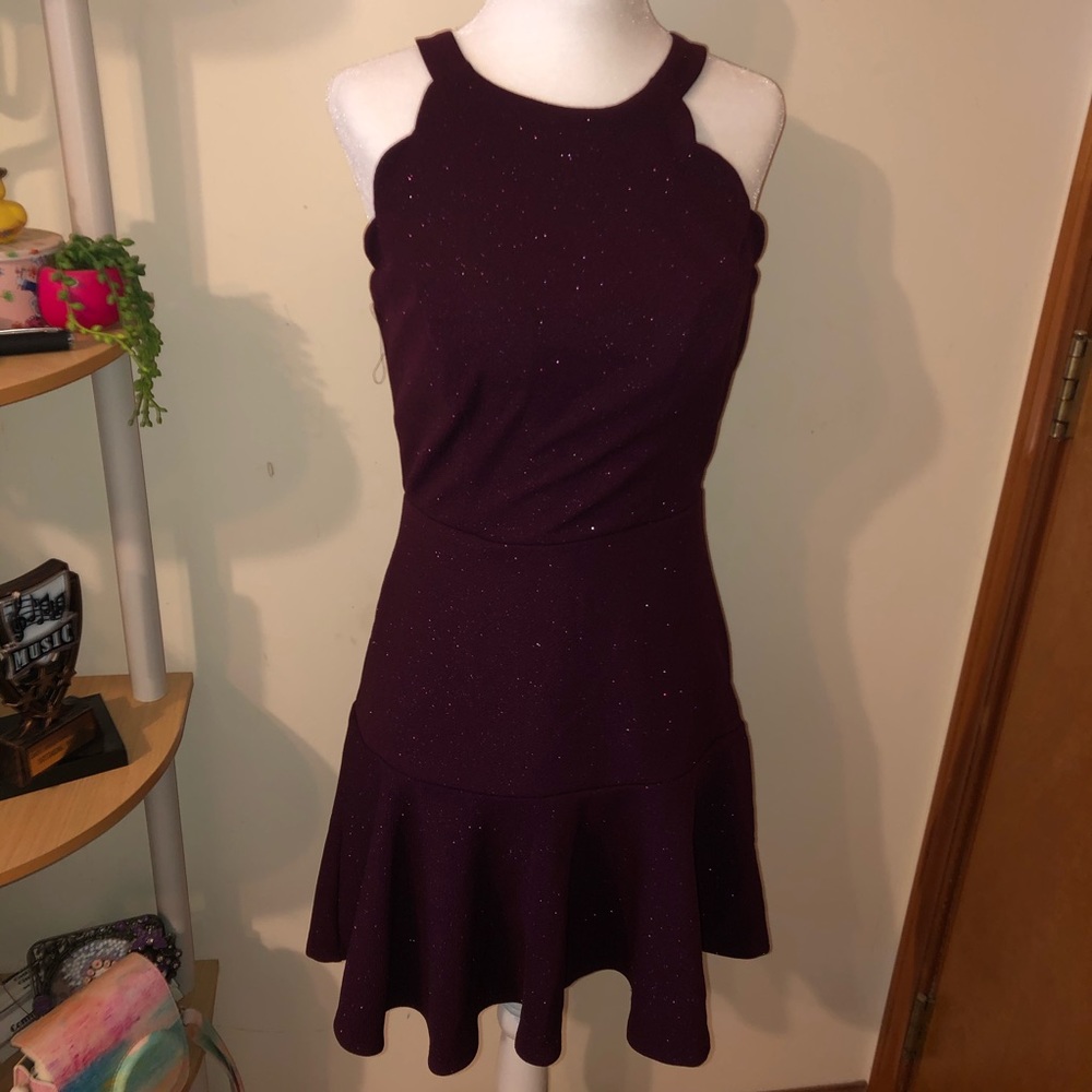 Glittery, Purple Dress